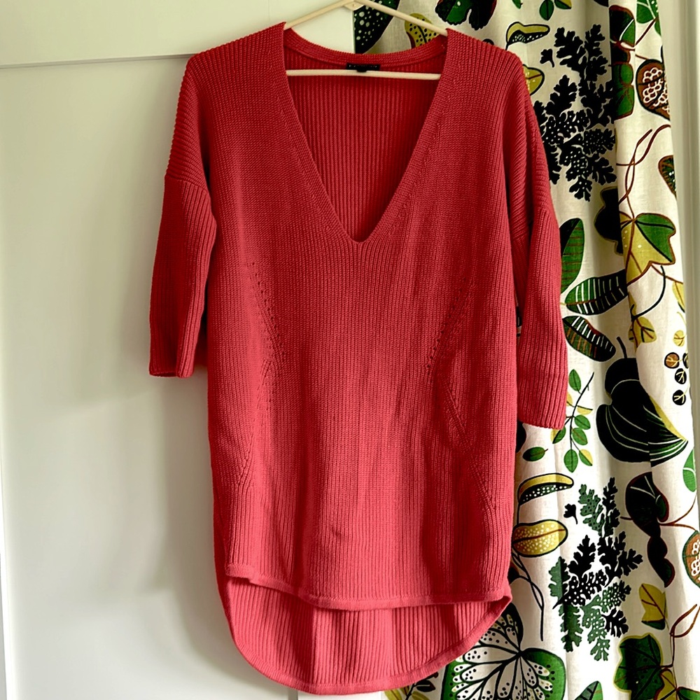 Express Pink Tunic Sweater